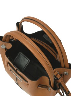 karl lagerfeld handbag mujer k/pierced mini bucket - b3w30280 1xv