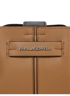 karl lagerfeld handbag mujer k/pierced mini bucket - b3w30280 1xv