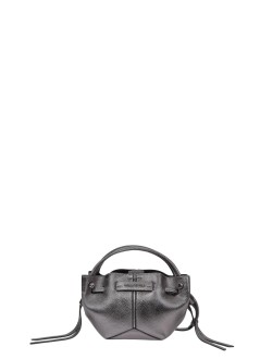 karl lagerfeld handbag womank/pierced mini bucket metallic - b3w30356 979