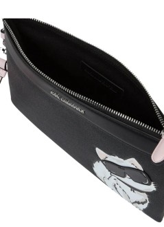 karl lagerfeld clutch mujer ikon choupette pouch - b3w32088 999