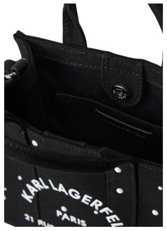 karl lagerfeld crossbody womank/rsg square mini pearls tote - b3w50025 999