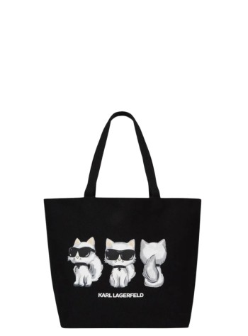 karl lagerfeld handbag mujer ikon 3sides choup rev shopper - b3w50017 999