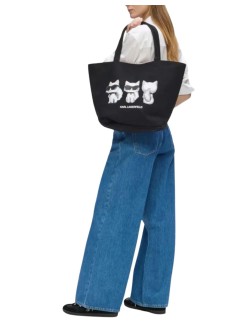 karl lagerfeld handbag mujer ikon 3sides choup rev shopper - b3w50017 999