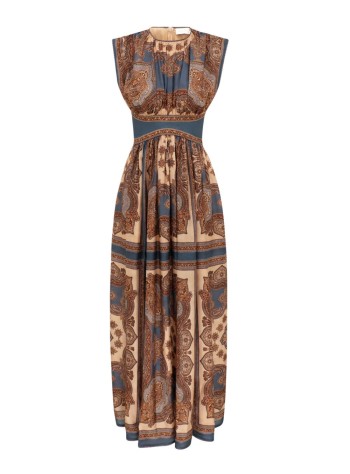 zimmermann dress womanmahon waisted maxi dress - 5514dss263 dbpl