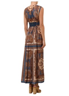 zimmermann dress womanmahon waisted maxi dress - 5514dss263 dbpl