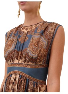 zimmermann dress womanmahon waisted maxi dress - 5514dss263 dbpl