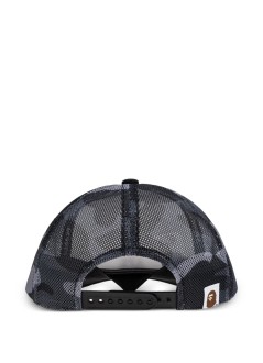bape cap mancolor camo general mesh cap m - 1l80180007 black
