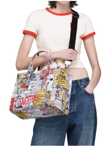 marc jacobs handbag mujer the medium tote - 2p6htt017h02 101 2