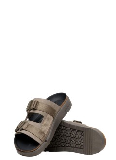 birkenstock sandalia hombre shinjuku 2s lea/tex - 1031453 concrete gray