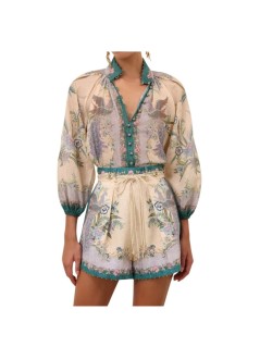 zimmermann t-shirt womanindra billow blouse - 4538tss262 cscfl