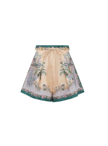 zimmermann short pant womanindra tuck short - 8632ass262 cscfl