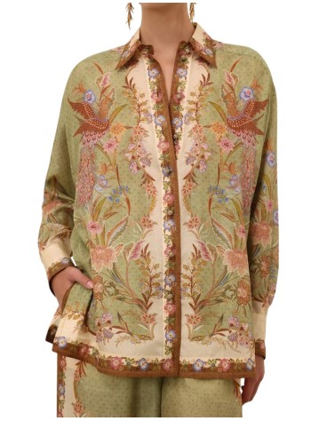 zimmermann shirt womanindra relaxed shirt - 8686tss262 khsf 2