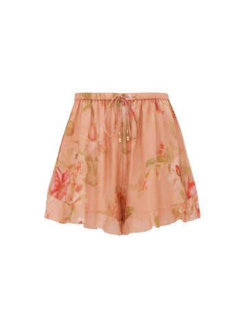 zimmermann short pant womanroselight frill short - 8376ass264 prof