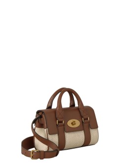 mulberry handbag womanmini heritage bayswater raffia - rl9037000 h709