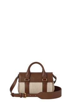 mulberry handbag womanmini heritage bayswater raffia - rl9037000 h709