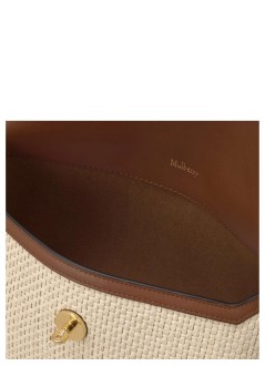 mulberry clutch womanlarge darley pouch raffia - rl9049000 h709