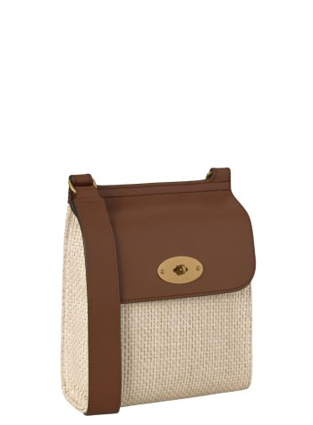 mulberry crossbody womansmall antony n raffia (leather strap) - hh0117000 h709