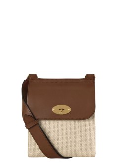 mulberry crossbody mujer small antony n raffia (leather strap) - hh0117000 h709