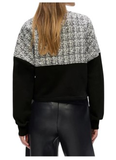 karl lagerfeld punto mujer boucle mix jersey cardigan - b3w20045 b84