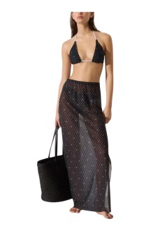 karl lagerfeld pareo mujer kl polka dot mesh pareo - b3w46021 b32