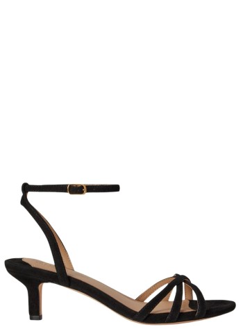 polo ralph lauren sandal womankendyl kttn-sandals-heel sandal - 802p06395008 black