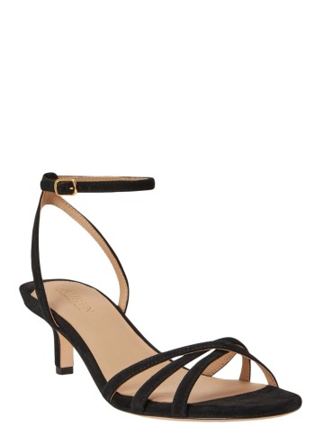 polo ralph lauren sandal womankendyl kttn-sandals-heel sandal - 802p06395008 black 2