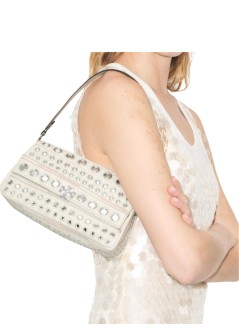 tory burch handbag mujer charlie embellished small shoulder bag - 184773104 104