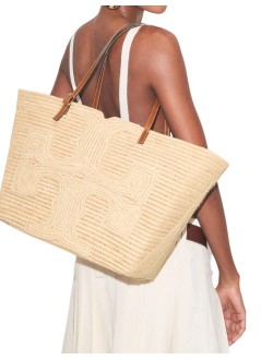 tory burch handbag mujer ella structured straw large tote - 181326254 254