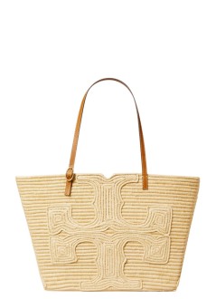 tory burch handbag mujer ella structured straw large tote - 181326254 254