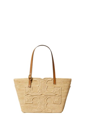 tory burch handbag womanella structured straw small tote - 183825254 254