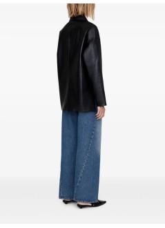 anine bing outerwear womanluca jacket - a0111029blk26 black