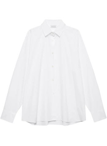 anine bing camiseria mujer essie shirt - a0711028wti26 white