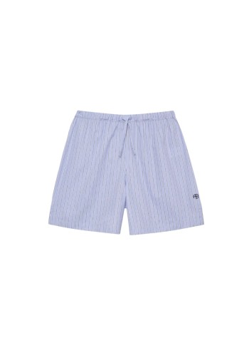 anine bing pantalon corto mujer ramy short - a0312483str19 washed blue