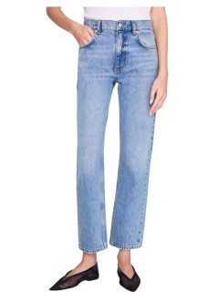 anine bing denim womankate jean - a0612207whd92 vintage blue