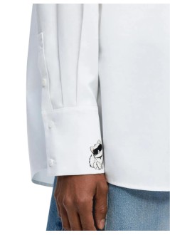 karl lagerfeld shirt womanikon choupette shirt - b3w11034 100