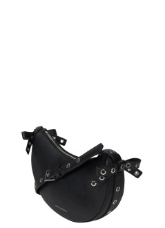 karl lagerfeld crossbody womank/autograph sm halfmoon cb bow - b3w30049 1rc
