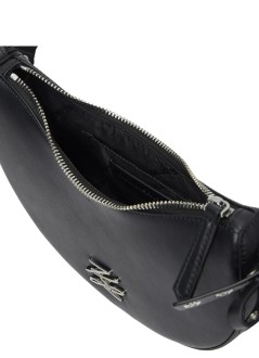 karl lagerfeld crossbody womank/autograph sm halfmoon cb bow - b3w30049 1rc