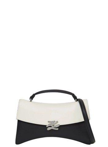 karl lagerfeld crossbody womank/autograph twist tph cb b/w - b3w30317 998