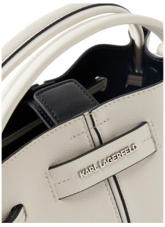 karl lagerfeld handbag mujer k/pierced mini bucket - b3w30280 110