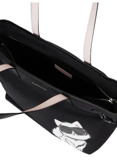 karl lagerfeld crossbody mujer ikon big choupette nylon tote - b3w30350 999