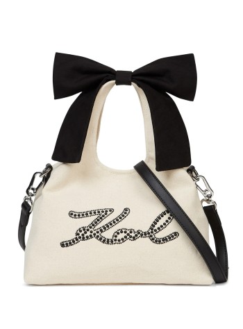 karl lagerfeld handbag mujer k/signature ribbon bow shp - b3w50009 106
