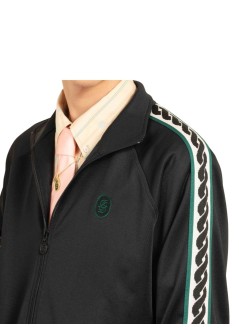 drôle de monsieur sweater mand miroir trackjacket - permsj009pl177bl black