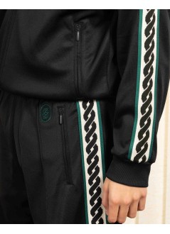 drôle de monsieur sweater mand miroir trackjacket - permsj009pl177bl black