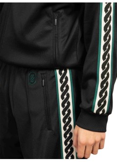 drôle de monsieur sweater mand miroir trackjacket - permsj009pl177bl black