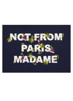 drôle de monsieur sudadera hombre vine embroidered slogan hoodie - lho208co127ny navy