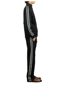 drôle de monsieur sweater mand miroir trackjacket - permsj009pl177bl black