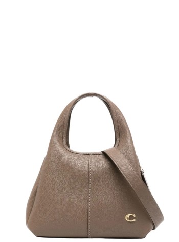 coach handbag mujer polished pebble leather lana shoulder bag 23 - cm545 b4 dark stone