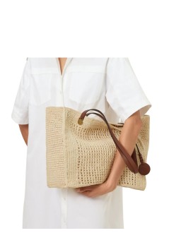 mulberry handbag mujer crochet tote - hh0131000 w150