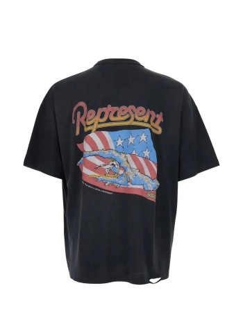 represent t-shirt manbeach boys americas band t-shirt - mlm101221 stained black 2