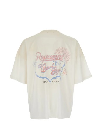 represent t-shirt manbeach boys x represent tour t-shirt - mlm101225 washed ecru 2